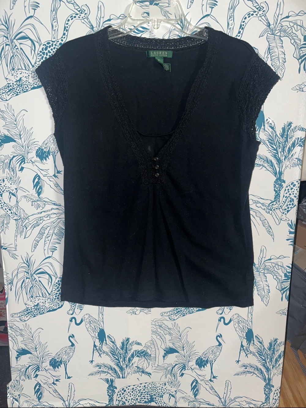 Lauren Ralph Lauren Women’s Top with Crotched Details